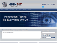 Tablet Screenshot of highbitsecurity.com